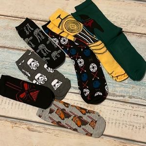 Star Wars socks lot of 7